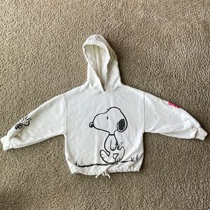 Zara girls Snoopy hoodie